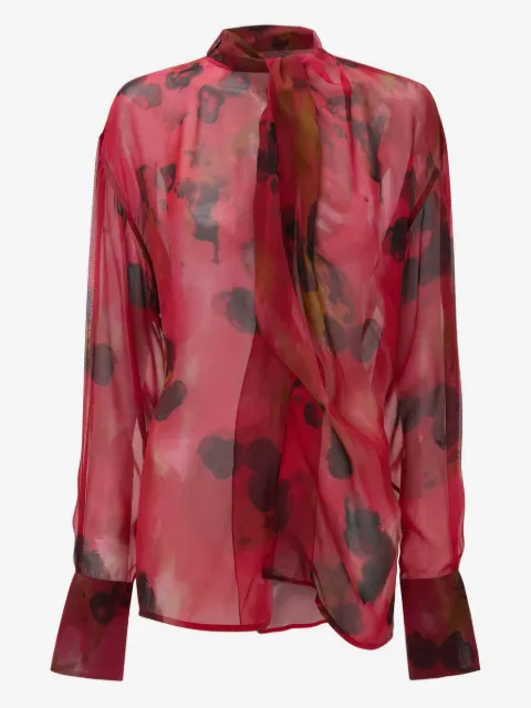 Victoria Beckham blusa con estampado floral