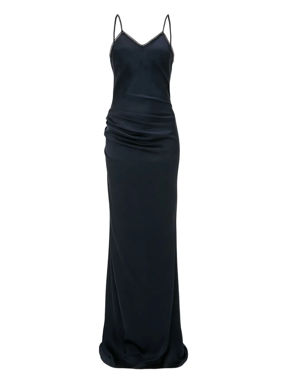 Victoria Beckham lace-detail cami dress Blauw