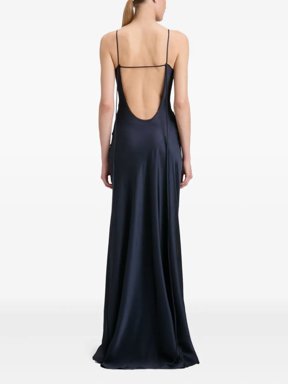 Victoria Beckham Jurk met kanten detail Blauw