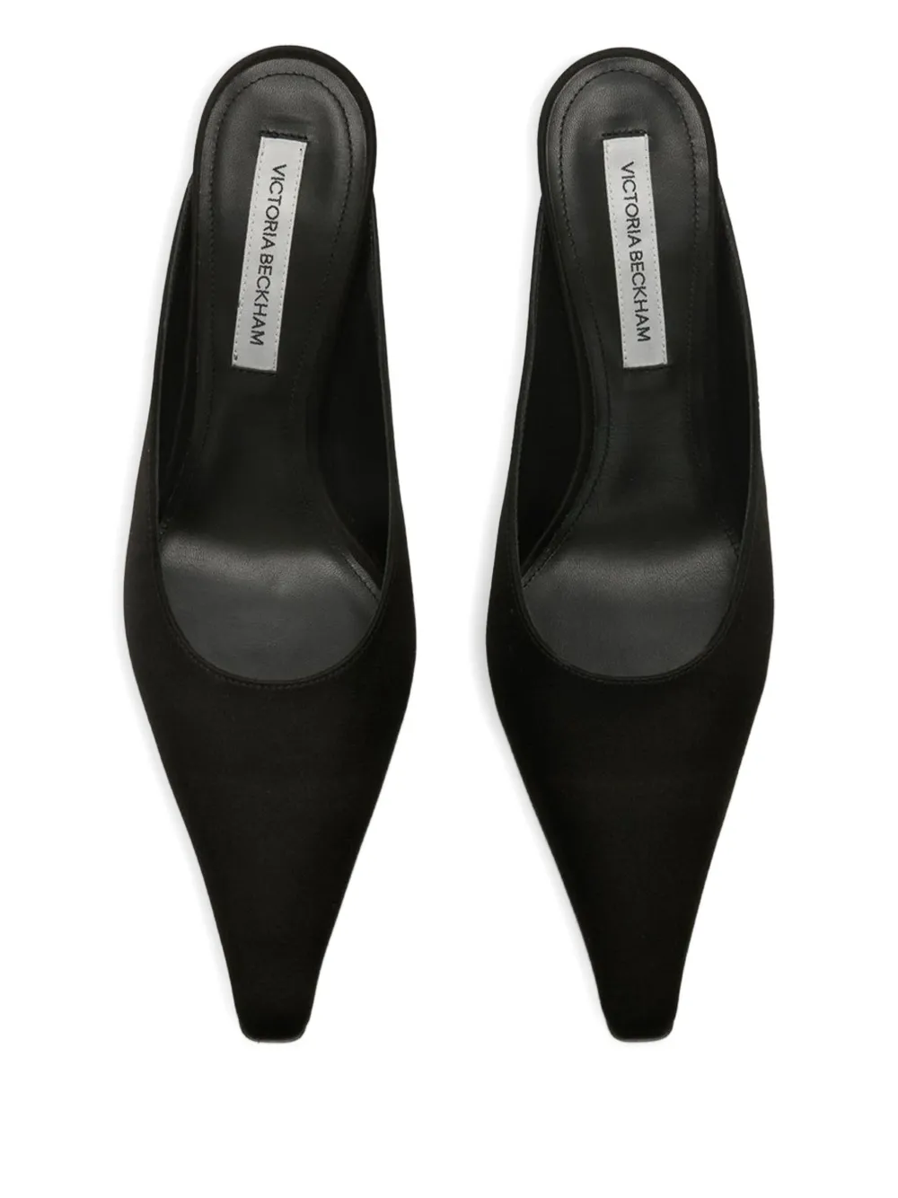Victoria Beckham 75mm Sloan pointed-toe stiletto mules Black