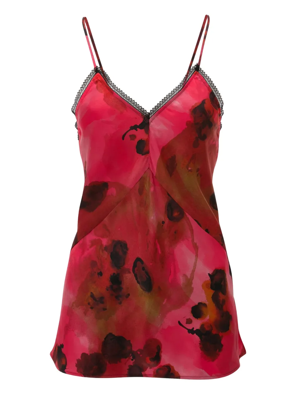 Victoria Beckham floral-print maxi dress Roze