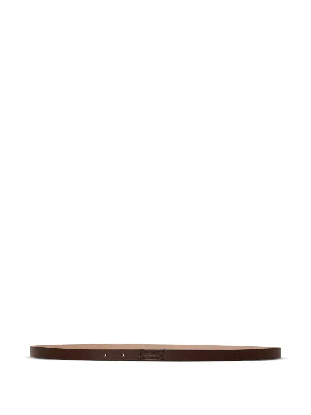 Victoria Beckham logo-buckle leather belt Bruin