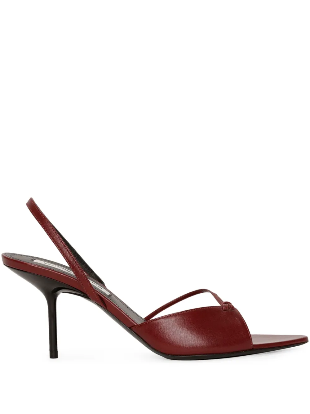 Victoria Beckham 75mm Harlow slingback stiletto sandals Rood