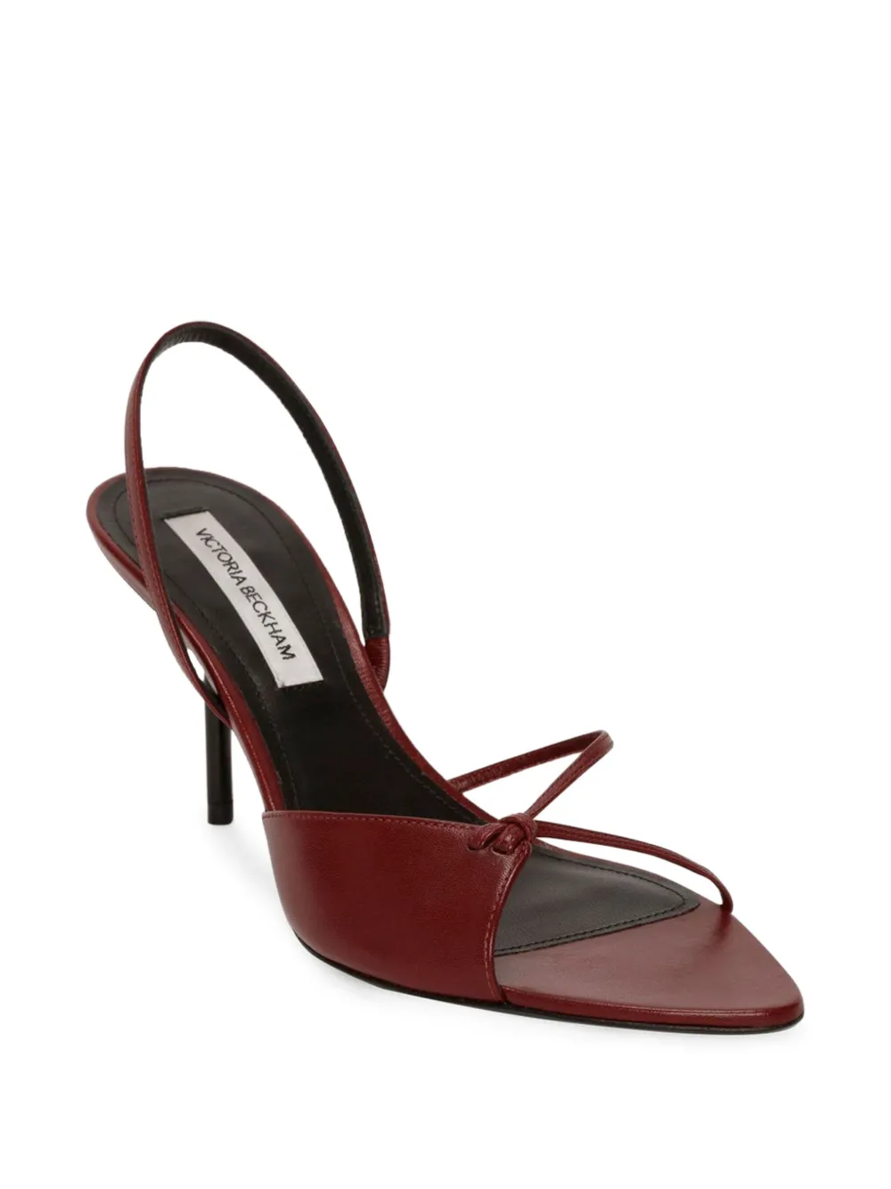 Victoria Beckham 75mm Harlow slingback stiletto sandals Rood