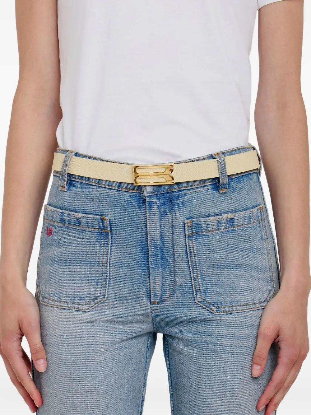 Victoria Beckham Riem met gesp Beige