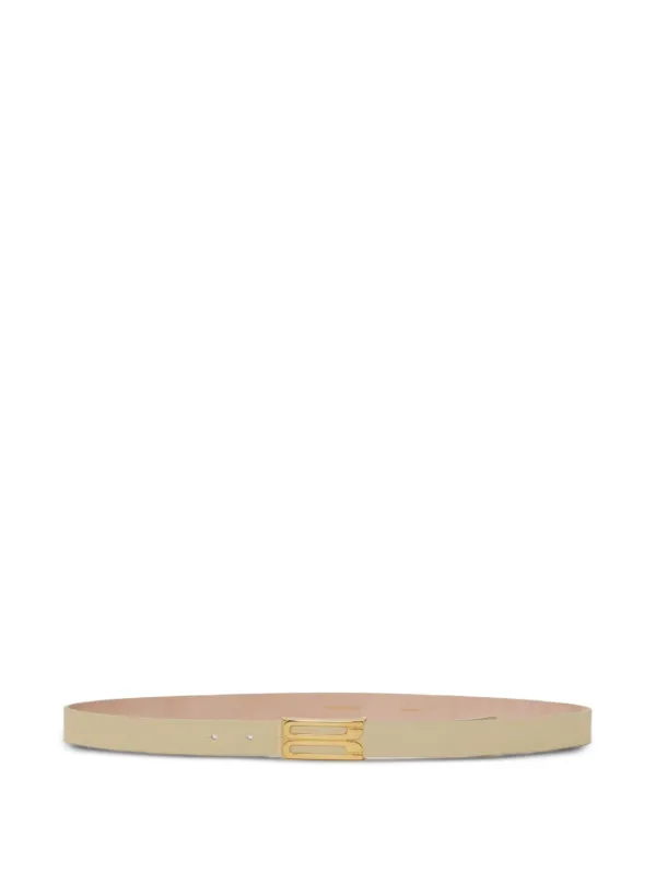Victoria Beckham Buckle Belt in Neutrals