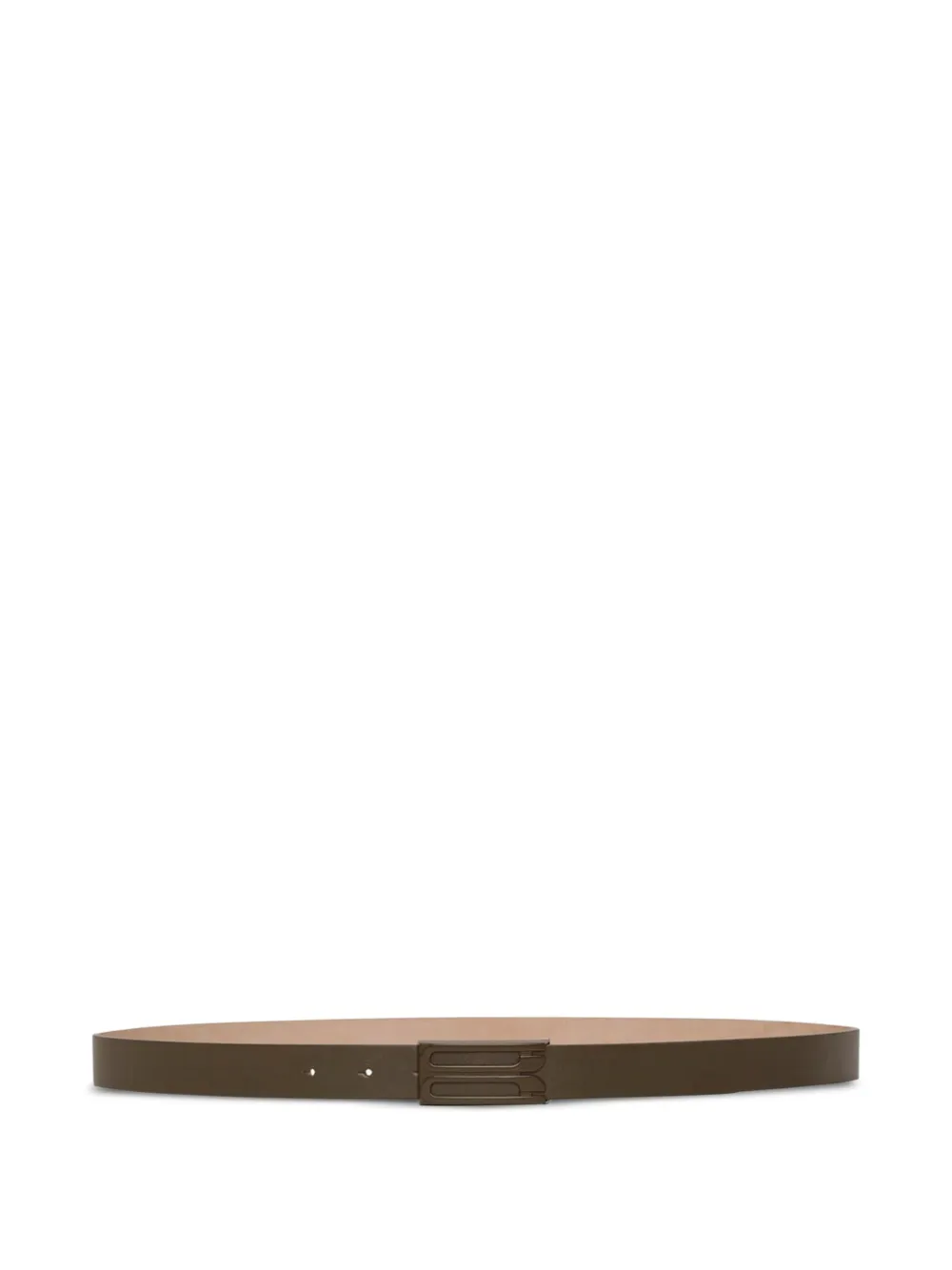 Victoria Beckham buckle-logo belt Groen