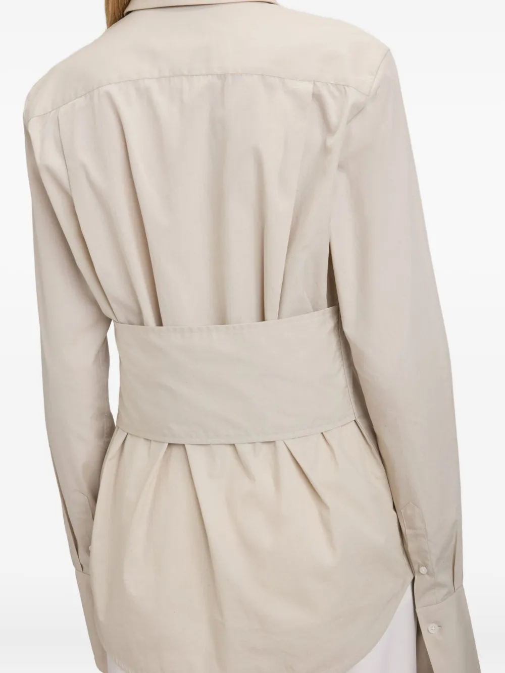 Victoria Beckham Linnen blouse Beige