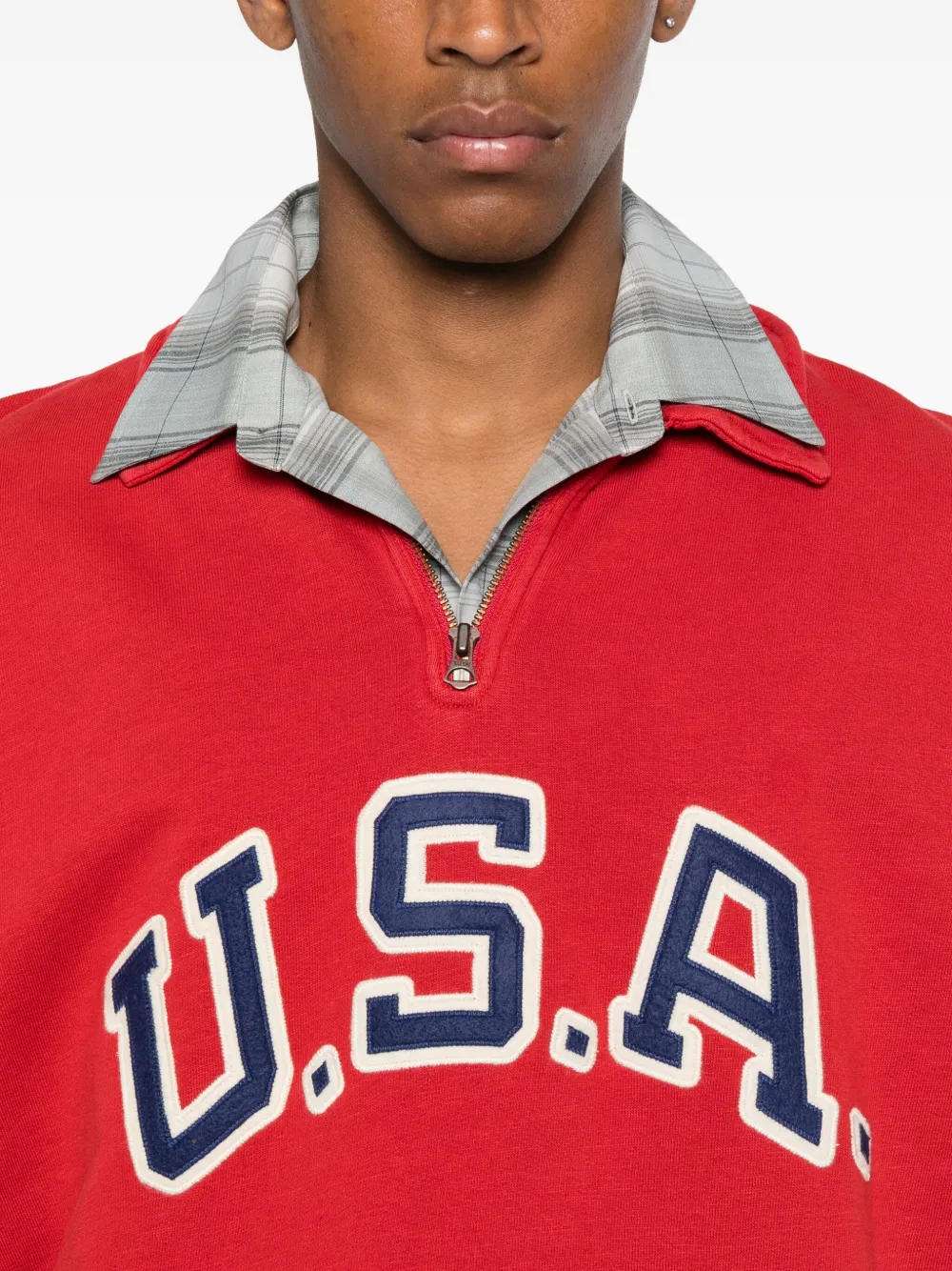 Polo Ralph Lauren Sweater met geborduurd logo Rood