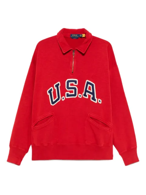 Polo Ralph Lauren embroidered-logo sweatshirt