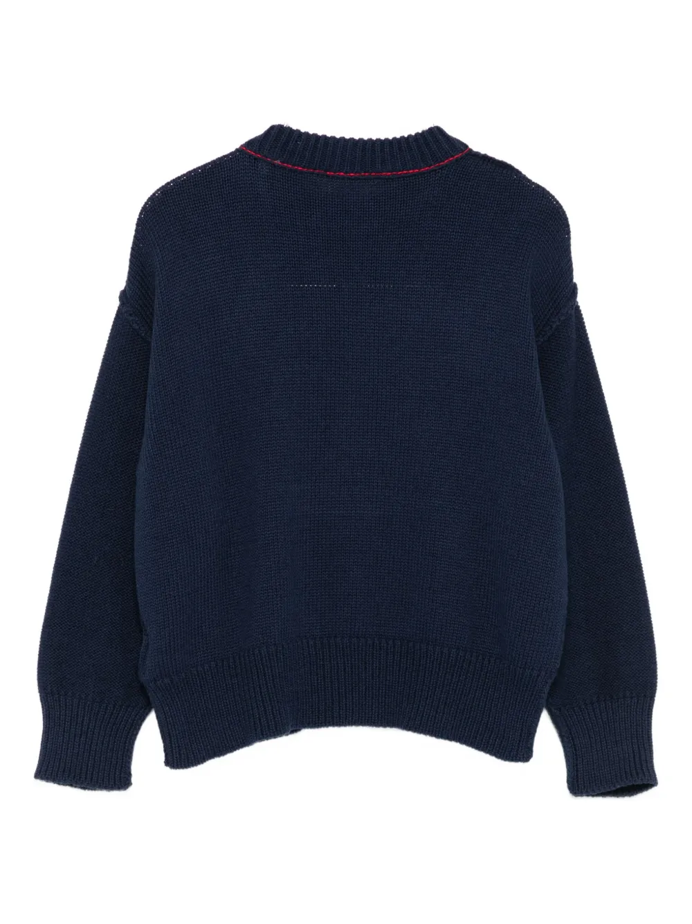Palm Angels Kids Trui met vlagpatroon Blauw