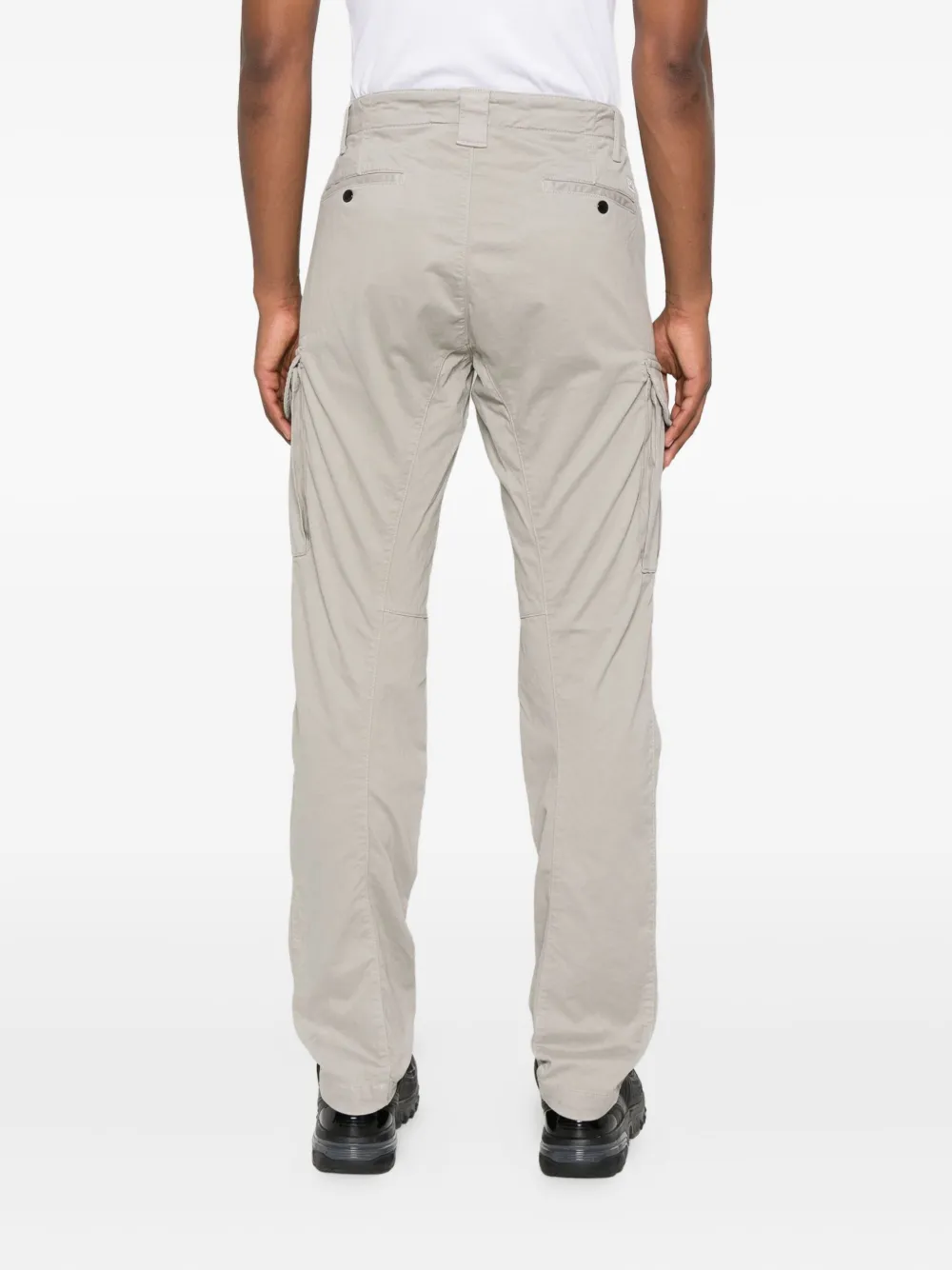 C.P. Company Cargo broek met Lens-detail Grijs