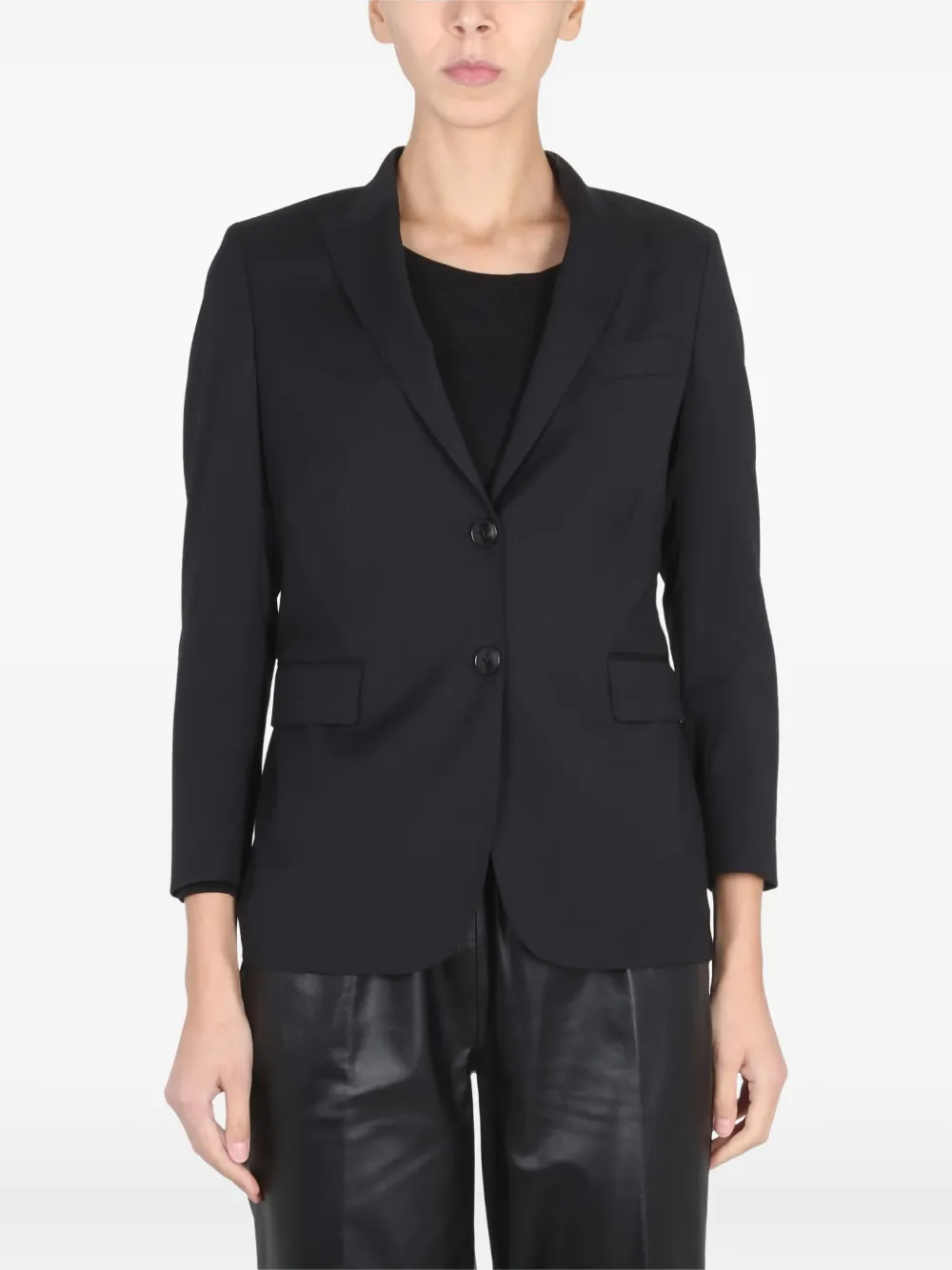 SAULINA Angelica button jacket - Nero