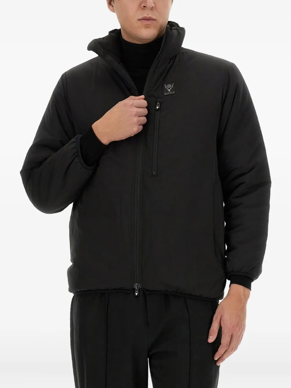 South2 West8 Logo-patch Jacket - Black 