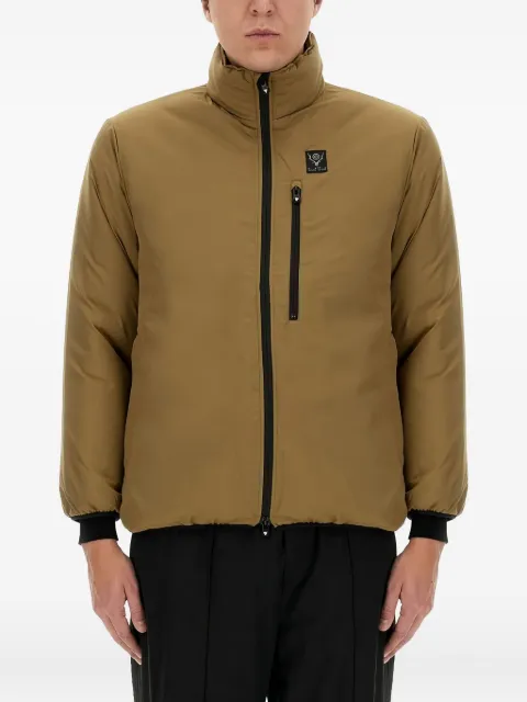 SOUTH2 WEST8 logo-patch zip jacket