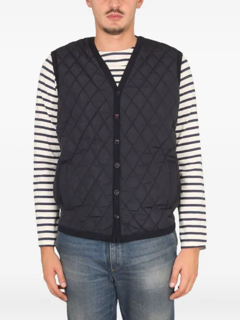 Saint James quilted button gilet