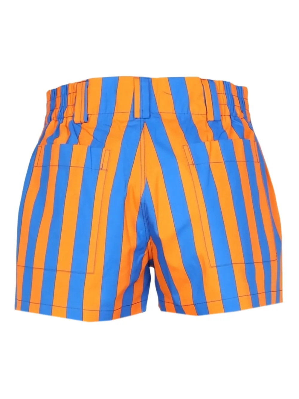 Sunnei Gestreepte shorts Oranje