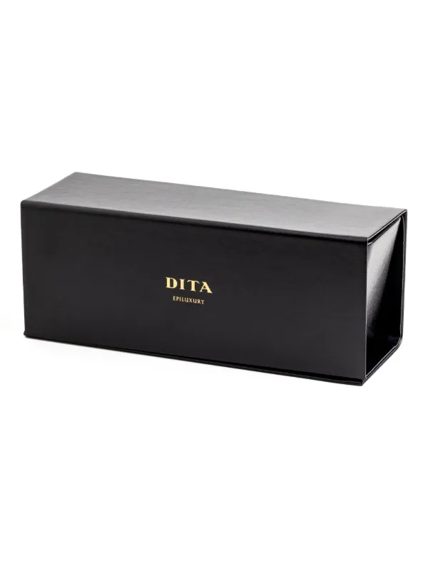 Dita Eyewear チタン スクエアフレーム サングラス | ゴールドトーン