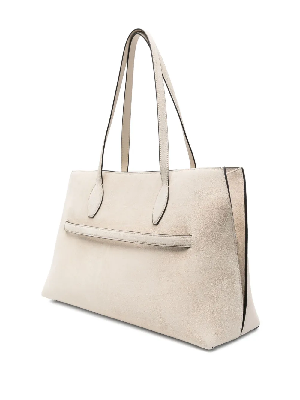 TOTEME large Lounge suede tote bag Beige