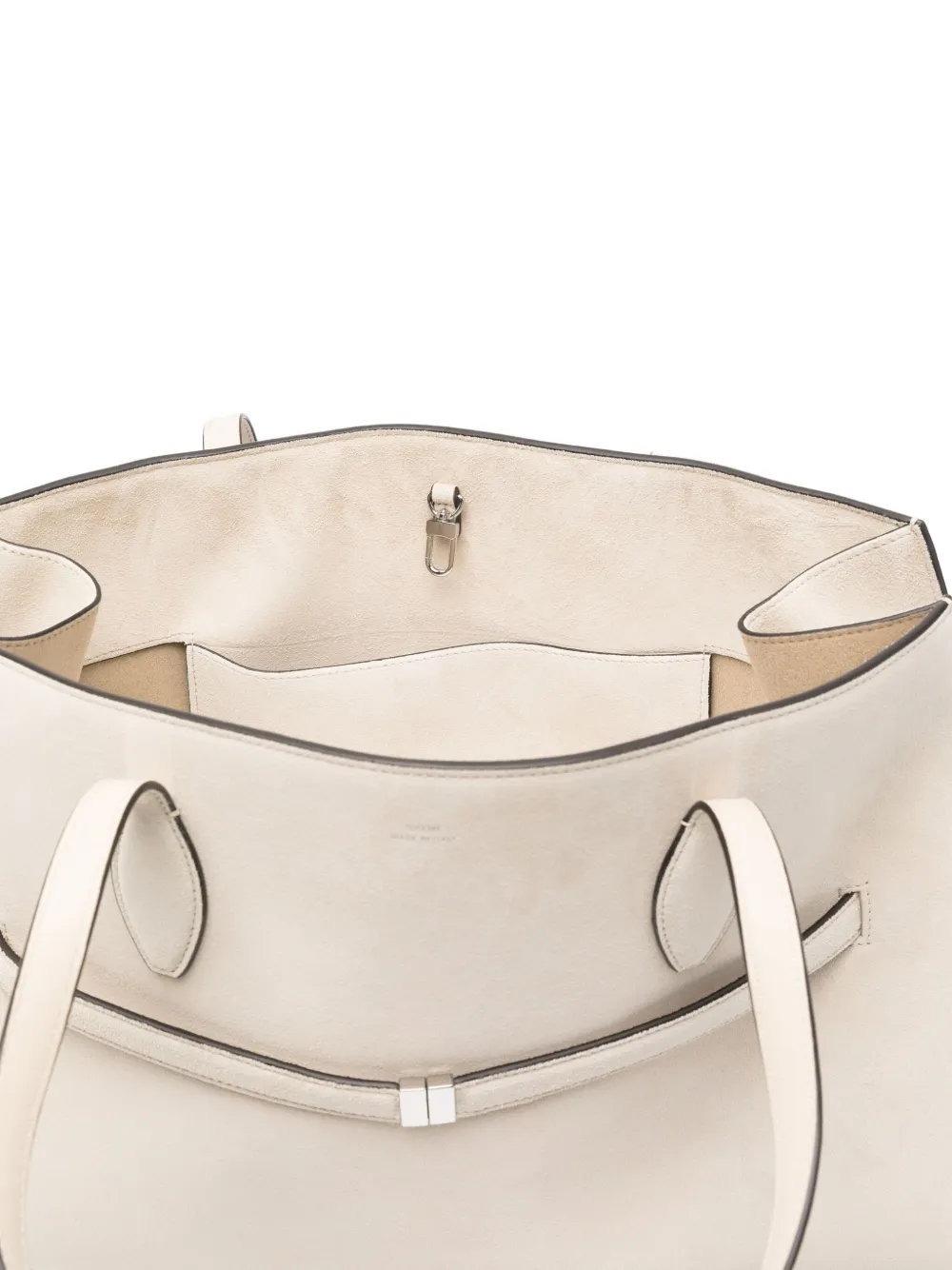 TOTEME large Lounge suede tote bag Beige