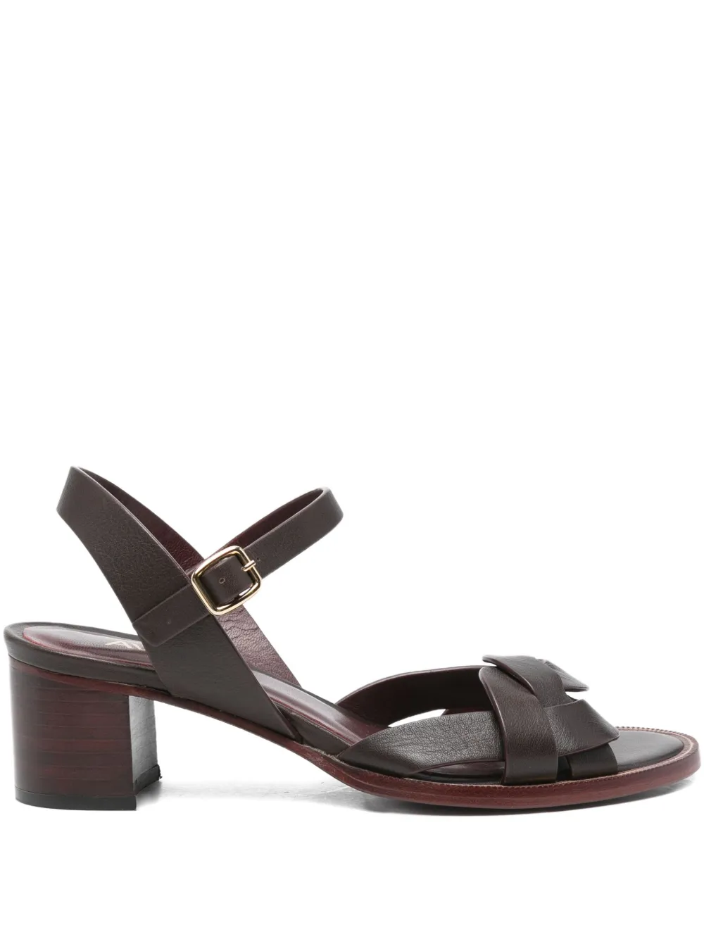 Avril Gau 50mm Paro braided ankle-strap sandals | Marrom | Image 1