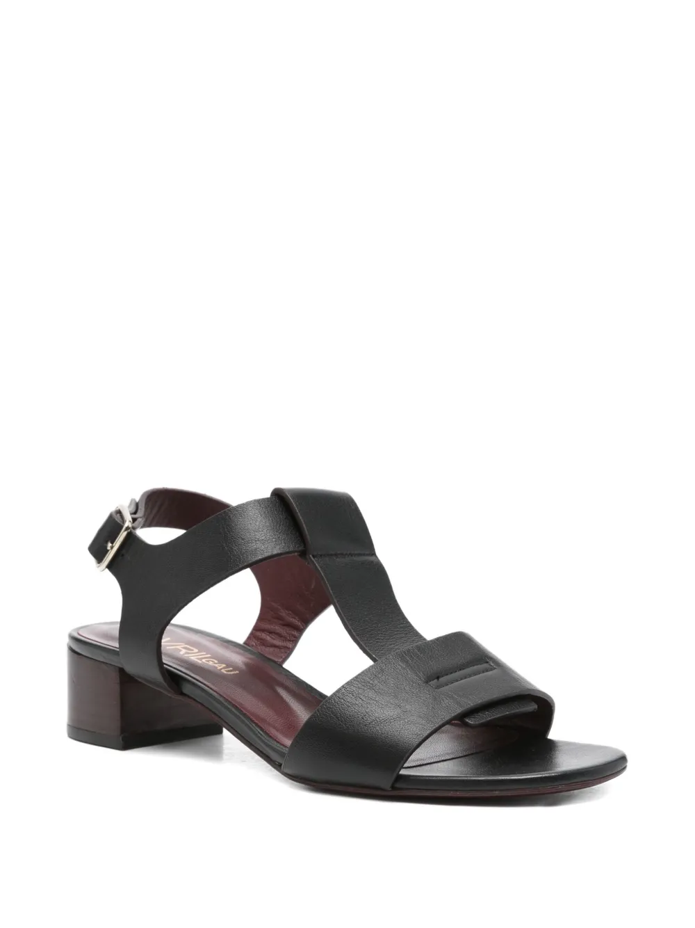 Avril Gau 40mm leather T-bar heeled sandals | Heeled Sandals | Image 2