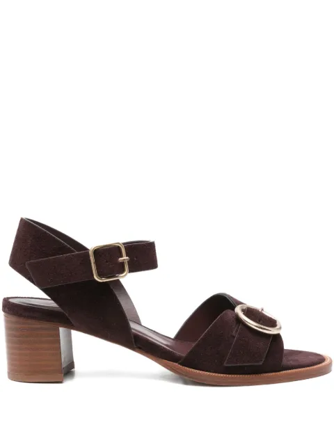 Avril Gau 50mm buckle-embellished suede sandals