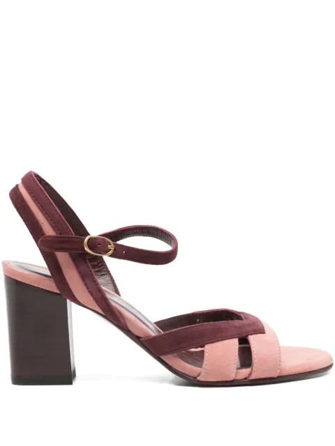 Avril Gau 80mm block-heel criss-cross sandals