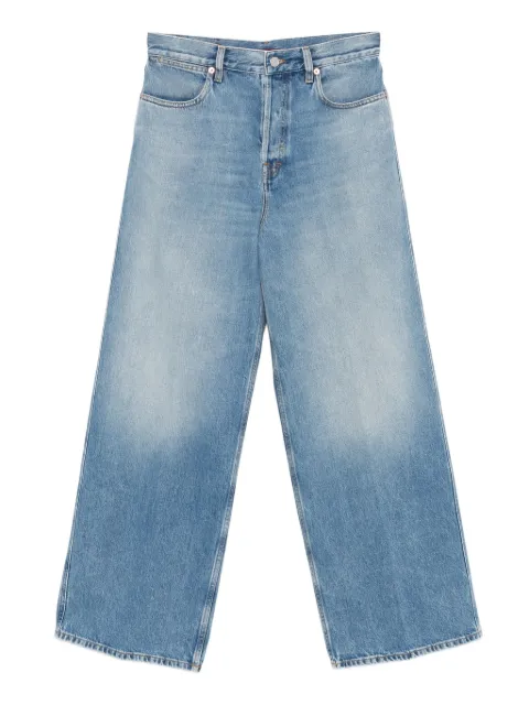 Gucci logo-patch jeans