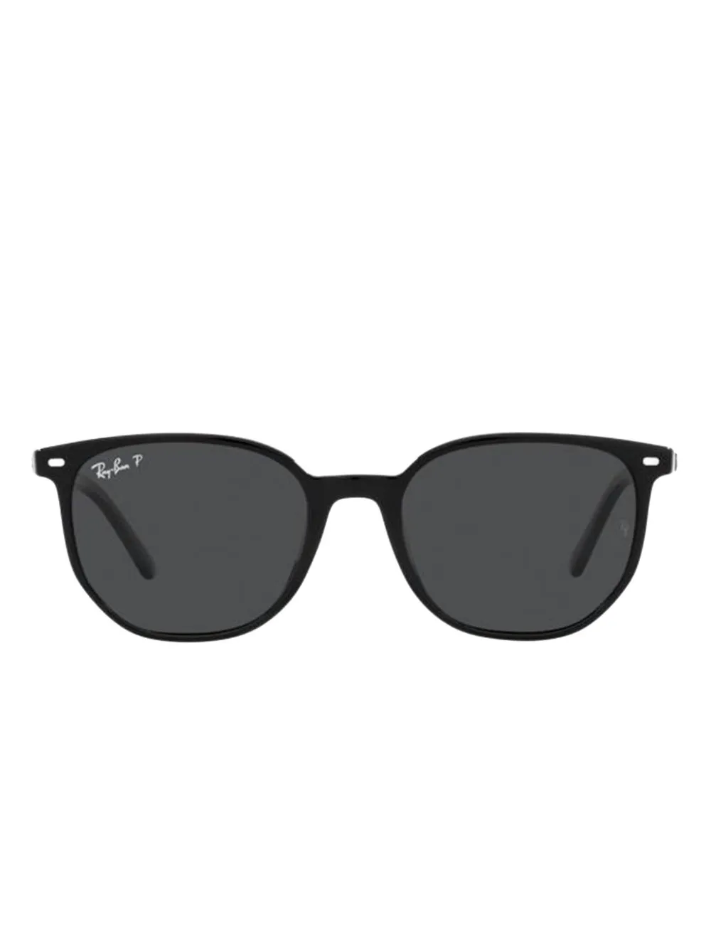 Ray Ban Elliot 52mm Polarized Square Sunglasses In Black