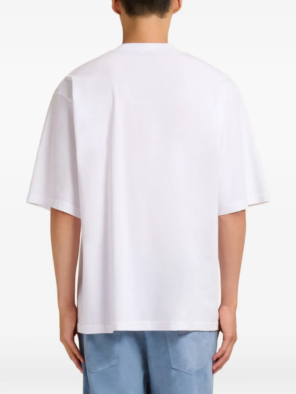 Marni T-shirt met print PRW01 WHITE