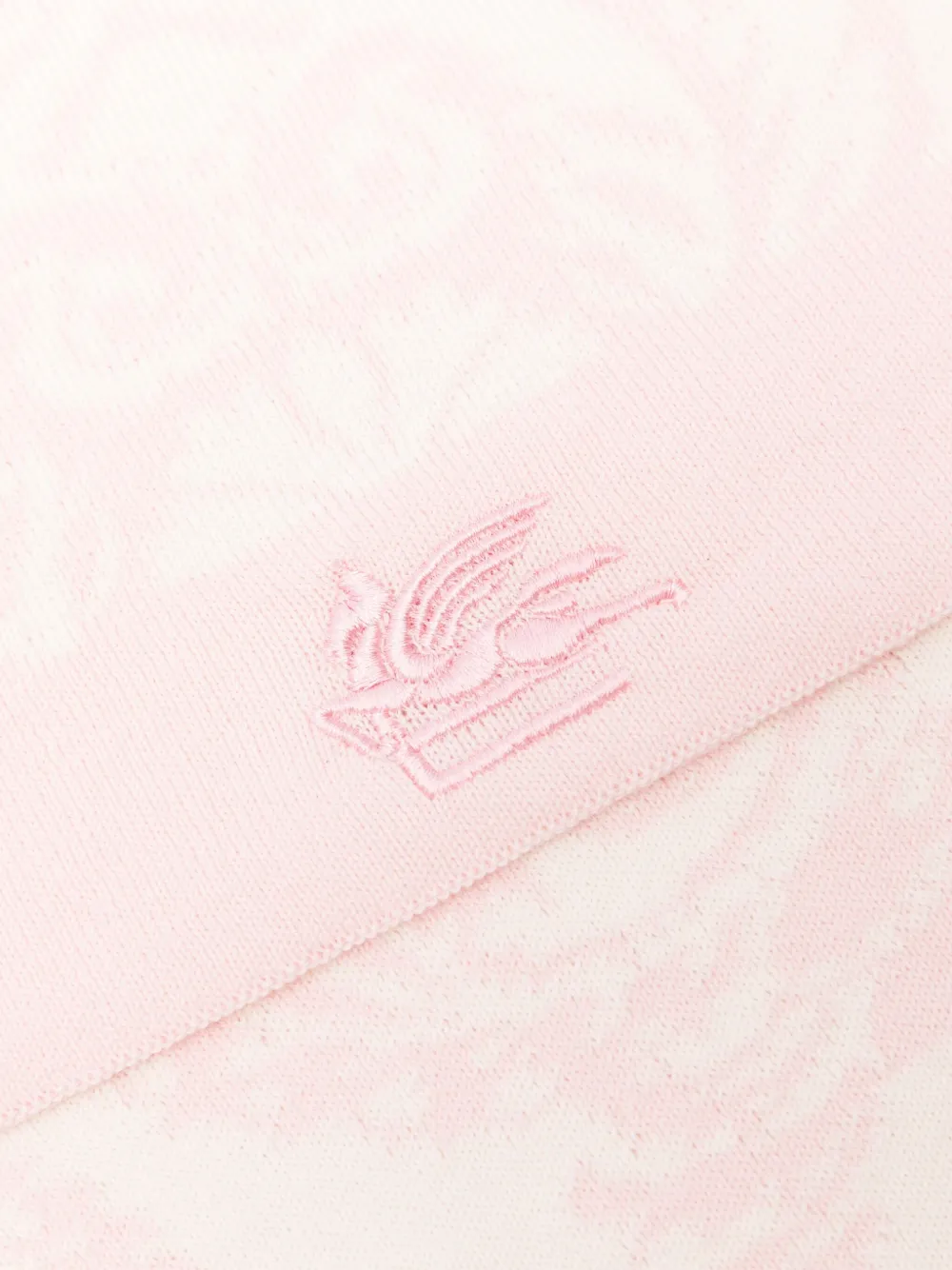 ETRO KIDS damask-pattern blanket Roze