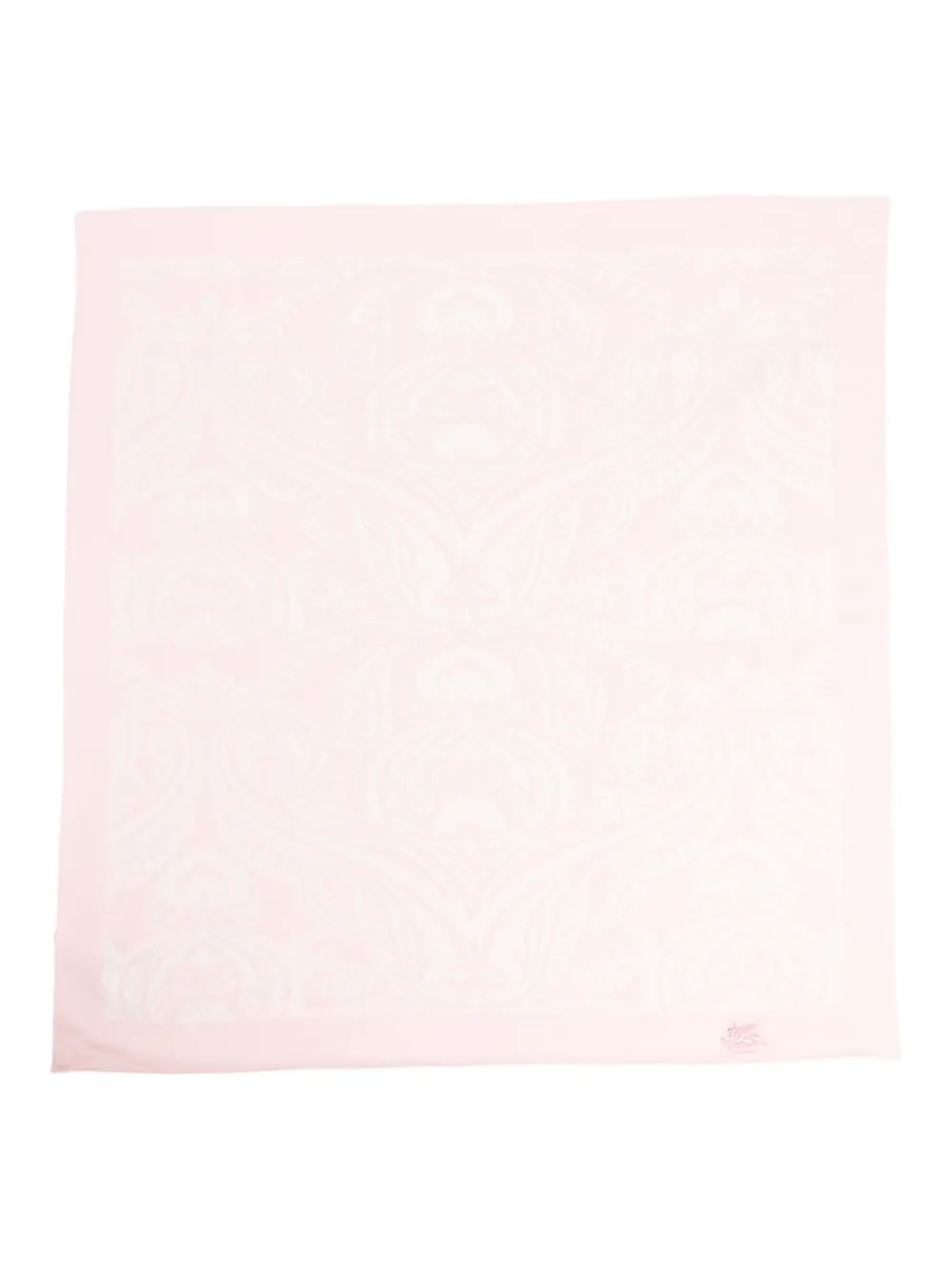 ETRO KIDS damask-pattern blanket Roze