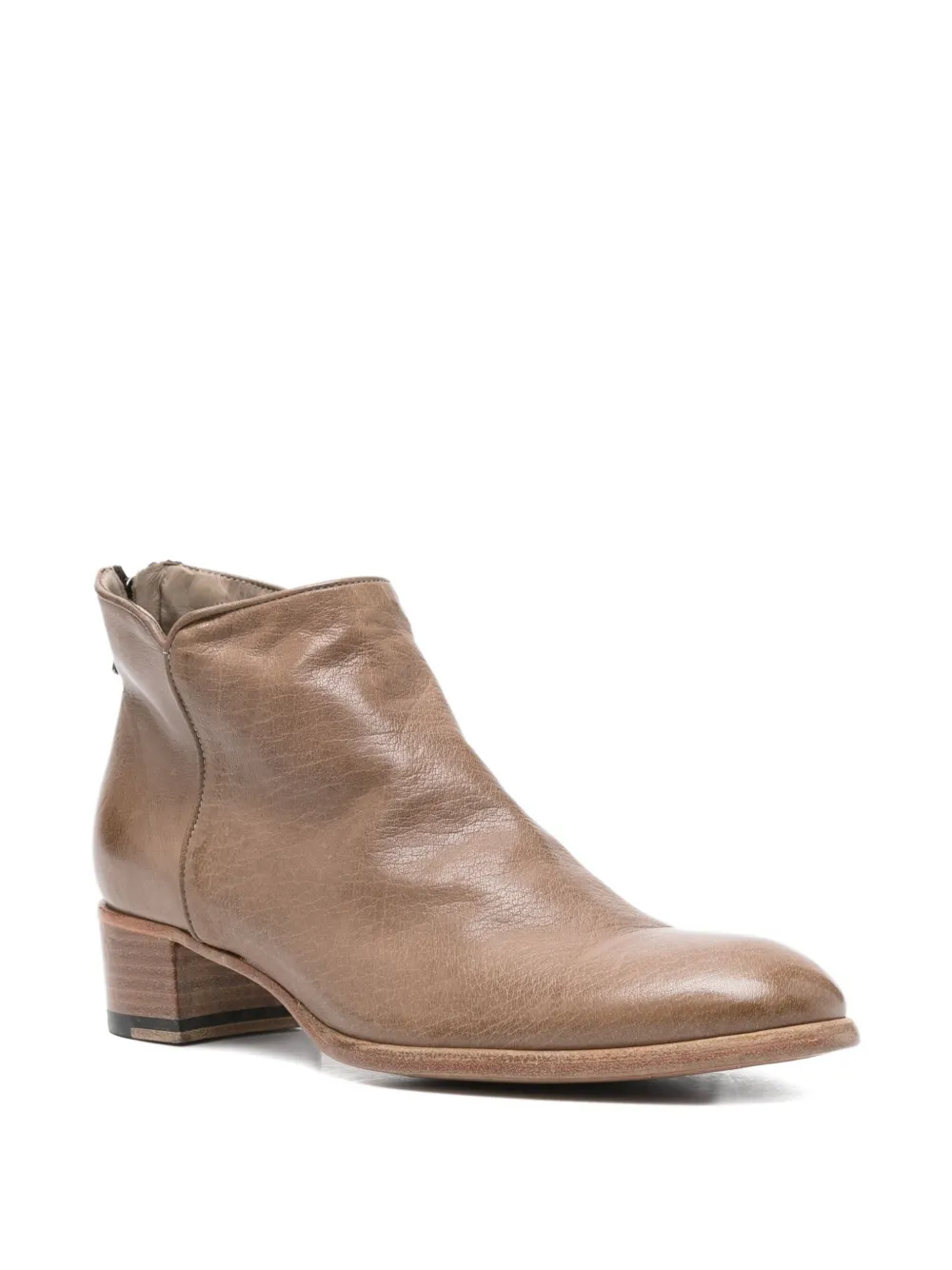 sturlini firenze 40mm zip-detail block-heel ankle boots | Ankle Boots | Image 2