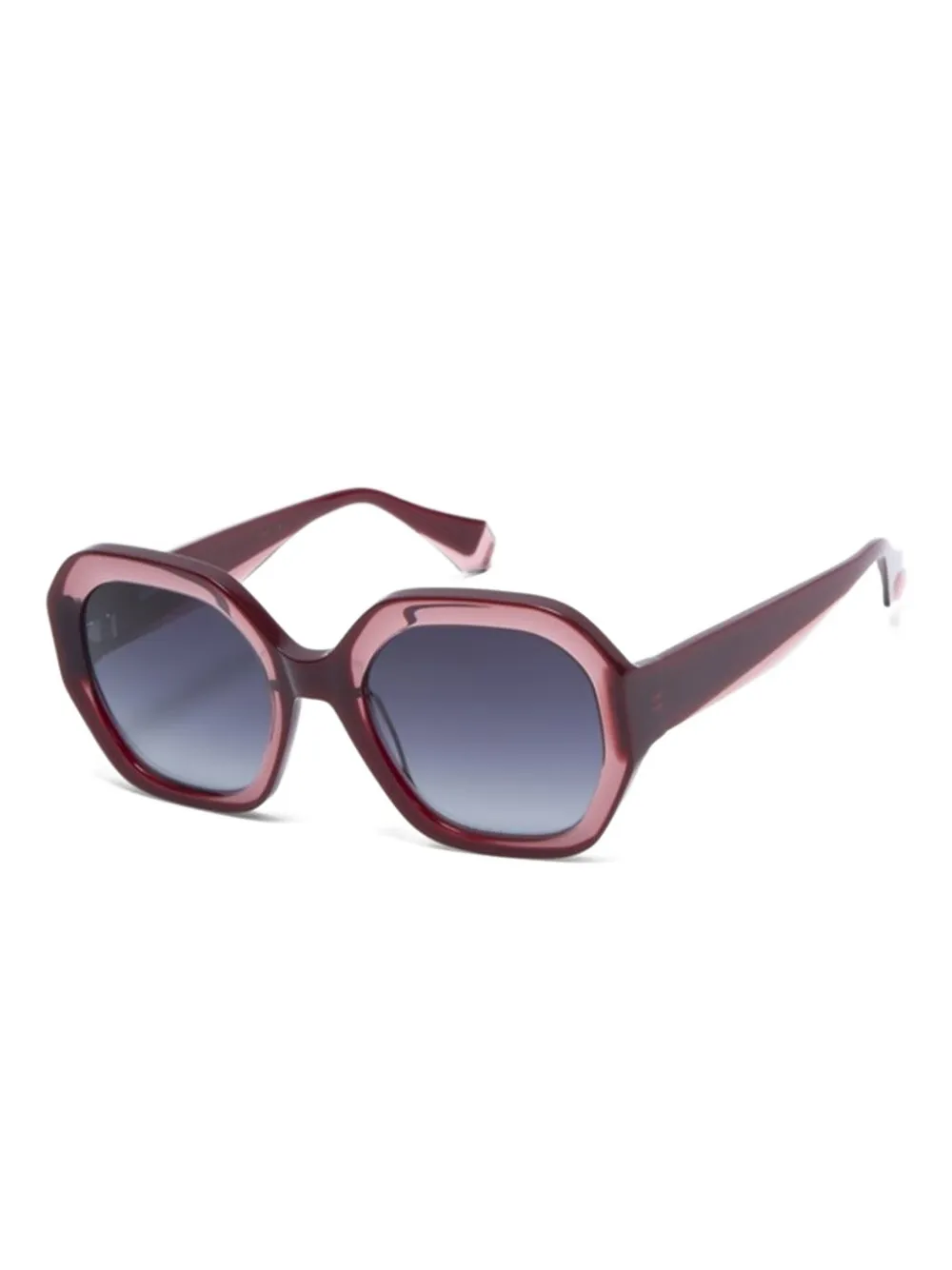 GIGI STUDIOS geometric-frame sunglasses Roze