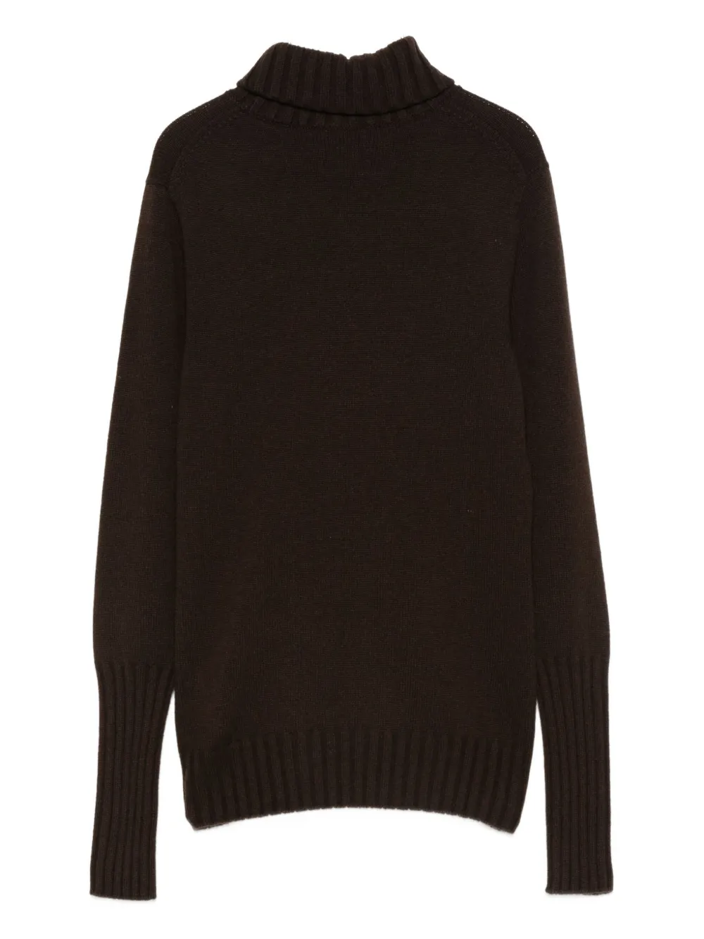 Kiton Roll-neck Wool Sweater In Gray