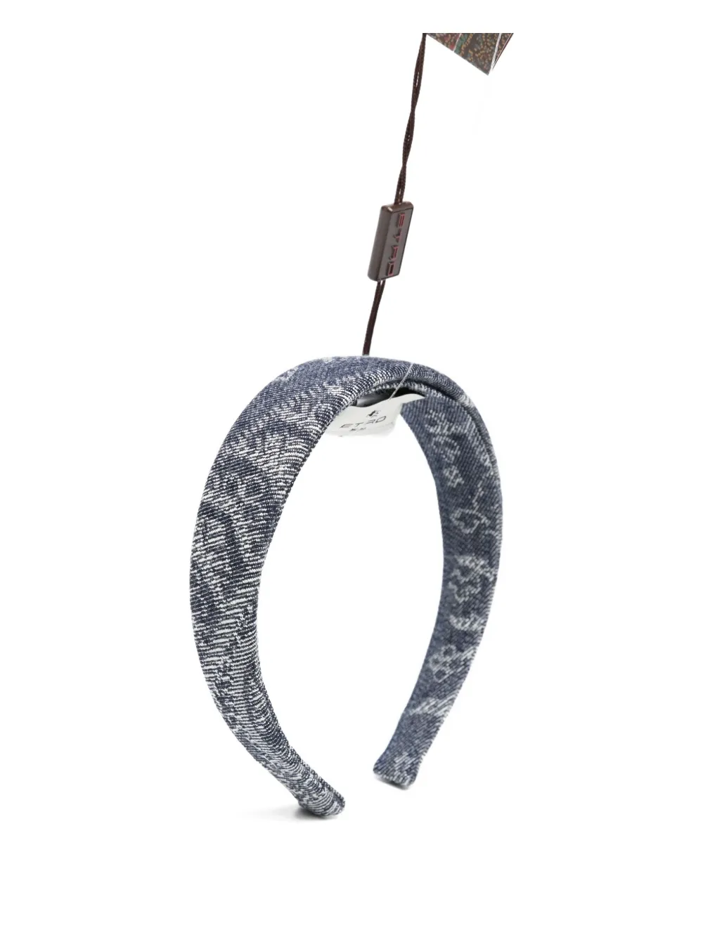 ETRO KIDS paisley-pattern headband Blauw