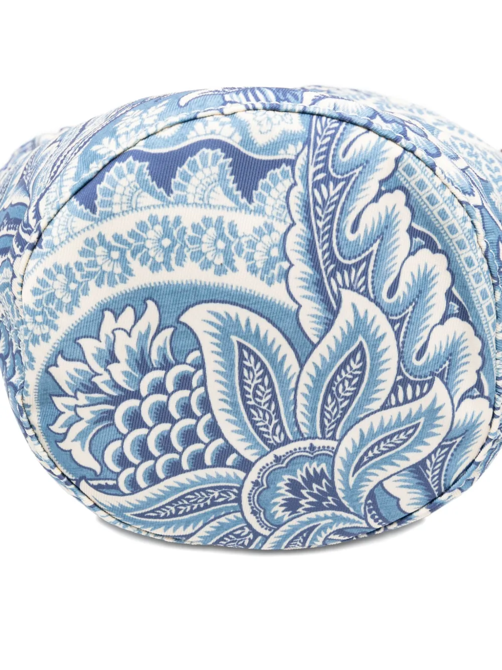 ETRO KIDS Bucket-tas met paisley-print en trekkoord Blauw