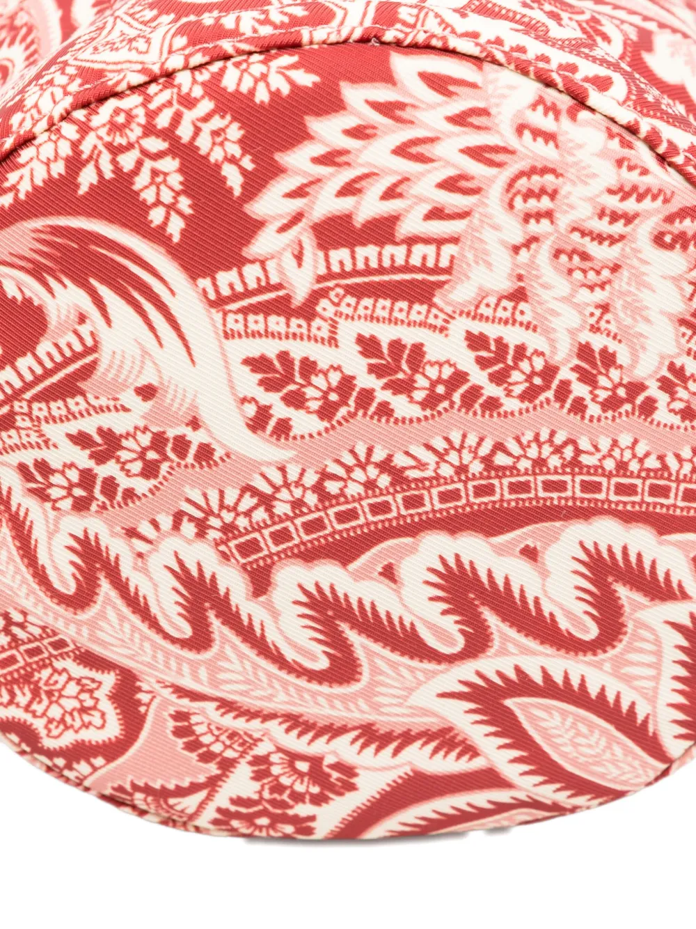 ETRO KIDS Bucket-tas met paisley-print en trekkoord Rood