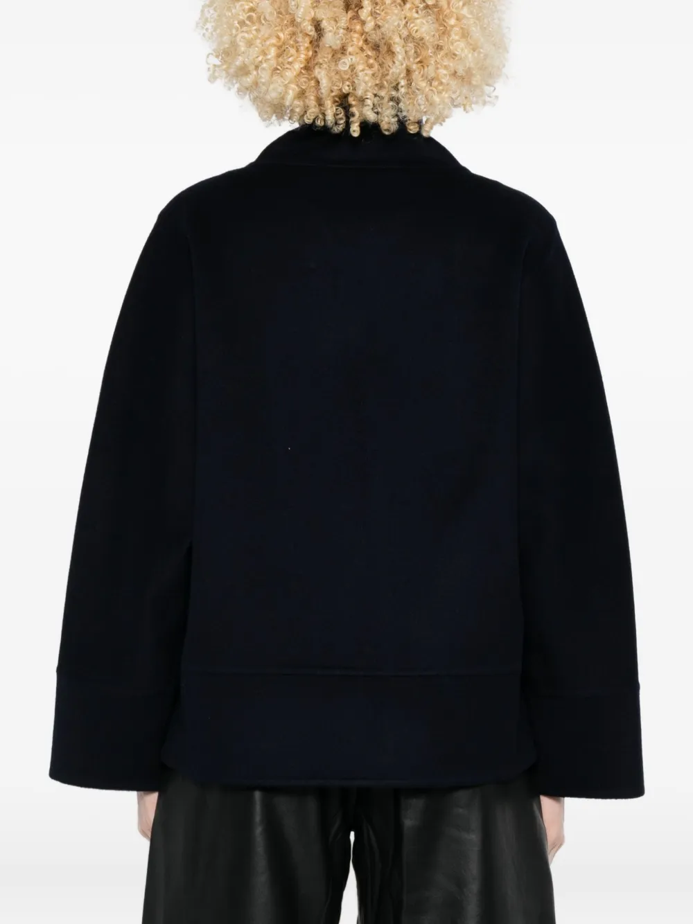 Kiton Jack met dubbele rij knopen Blauw