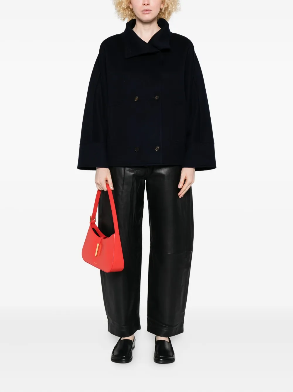 Kiton Jack met dubbele rij knopen Blauw
