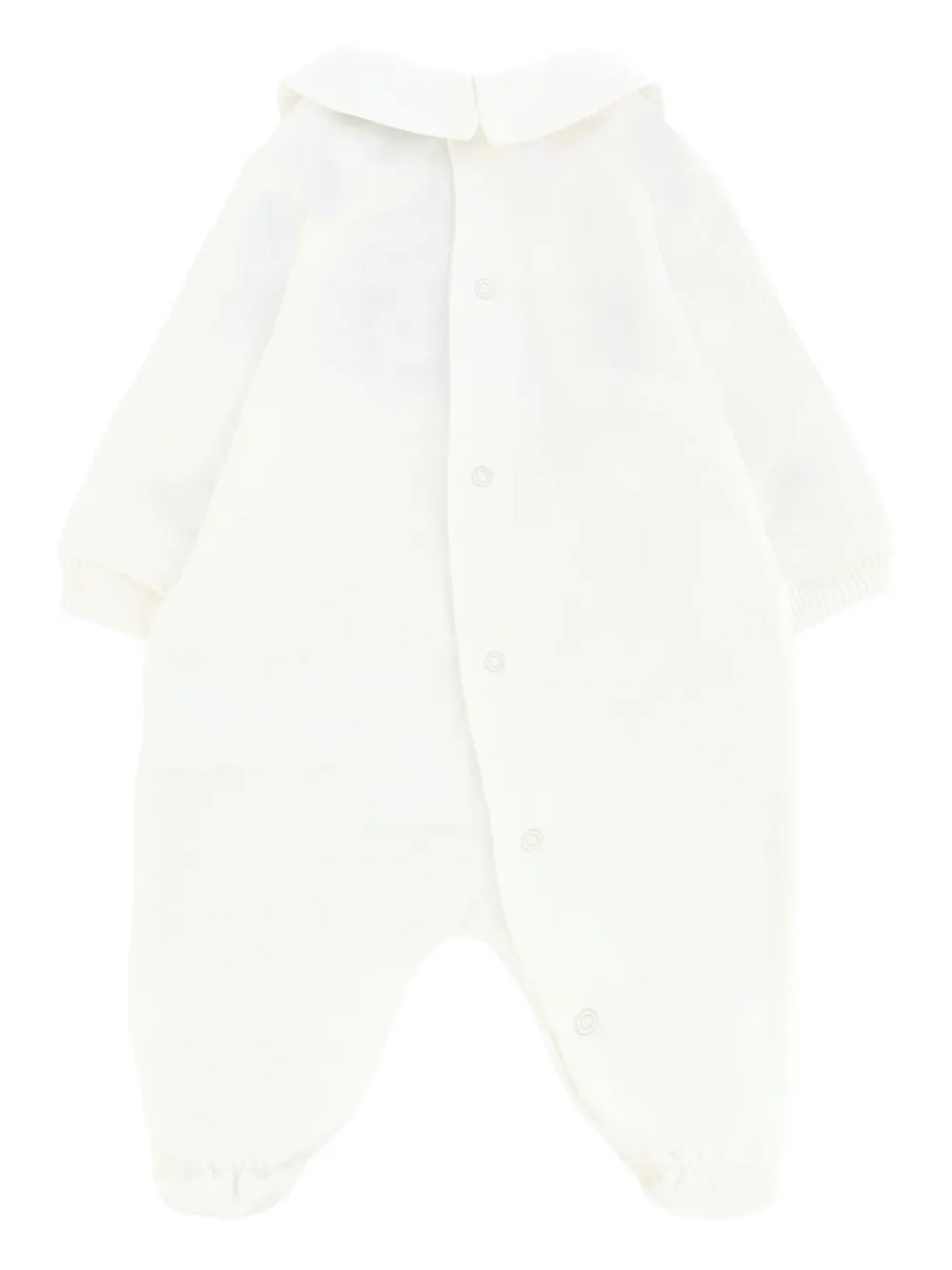 Moschino Kids Katoenen romper met teddybeerprint Beige