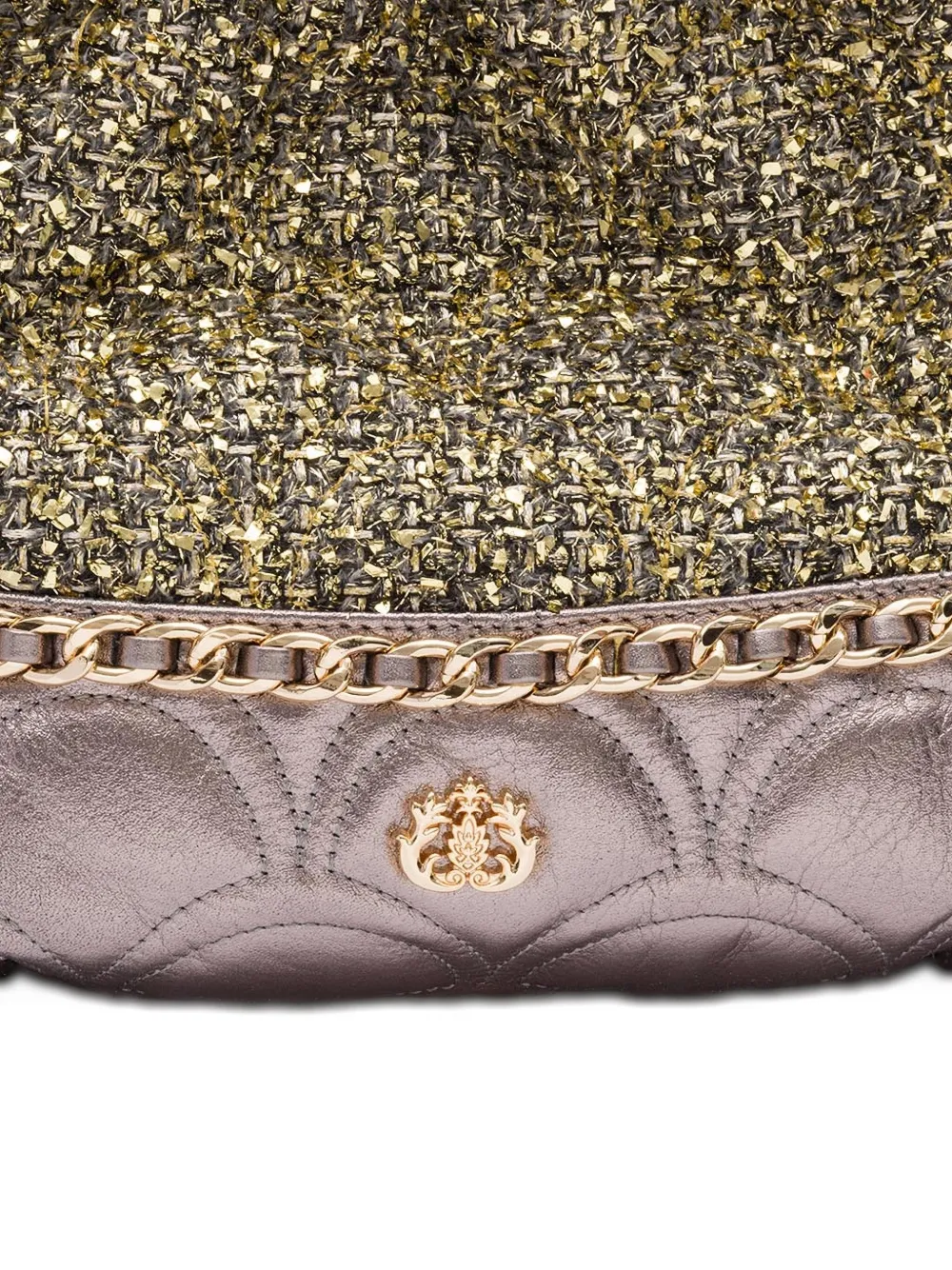 Isla Tweed schoudertas Goud