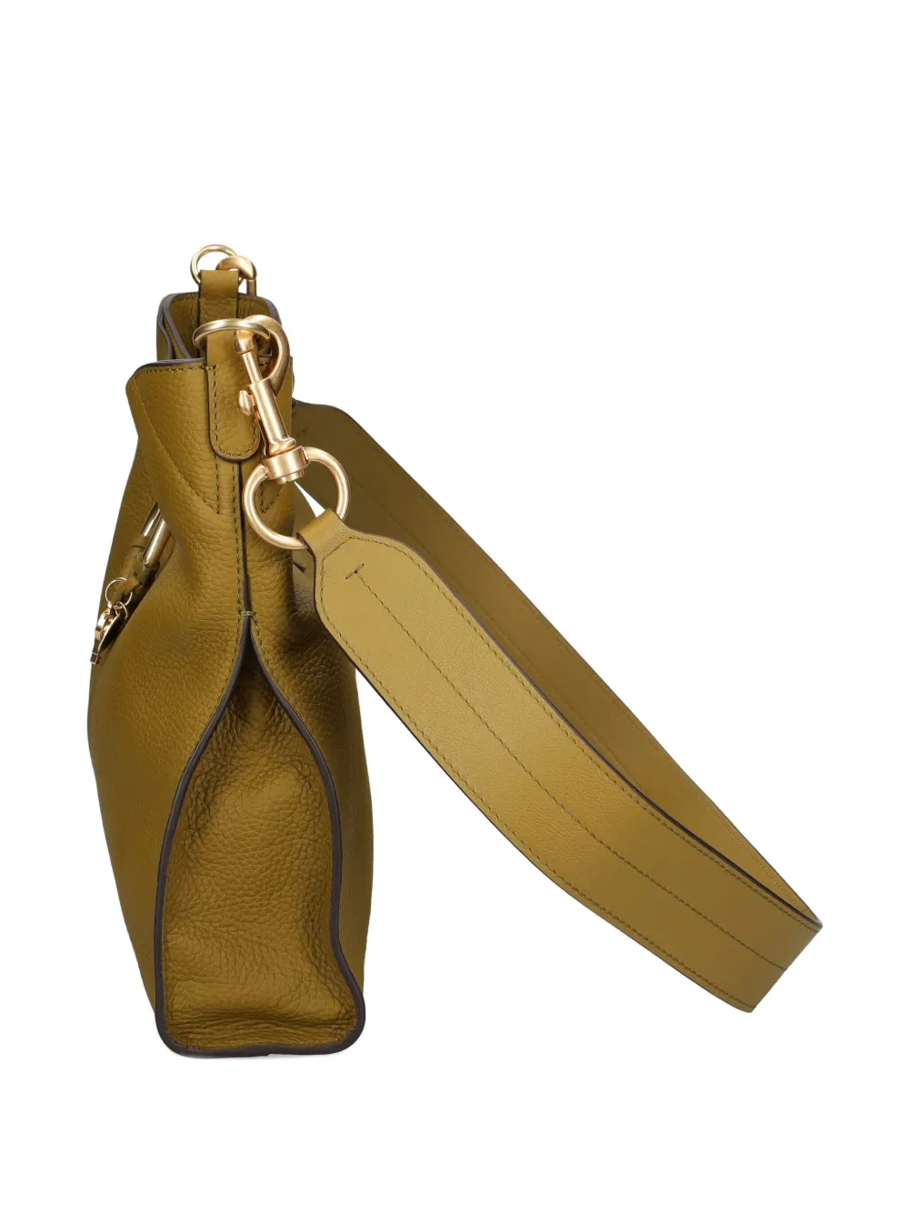See by Chloé Joan leren schoudertas met ringdetail Groen