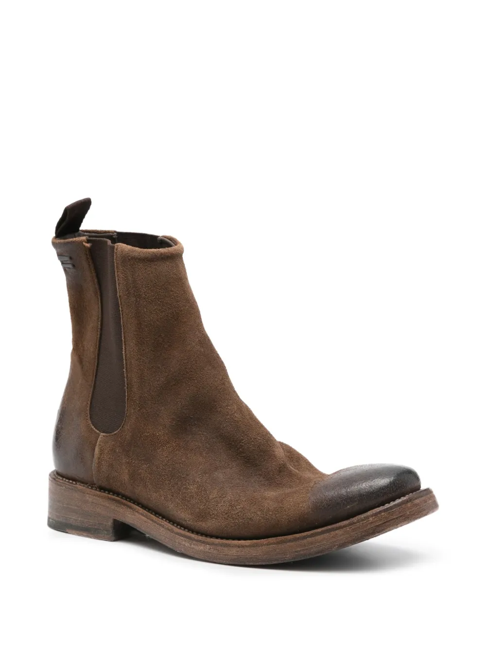 The Last Conspiracy Marco elastic-panel waxed-suede chelsea boots | Chelsea Boots | Image 2