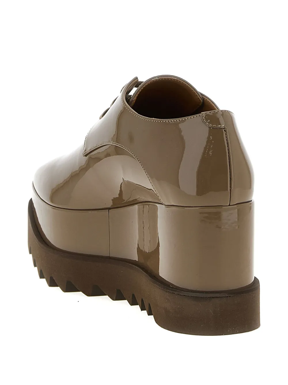 Stella Mccartney Brown Platform Sneakers In Brown