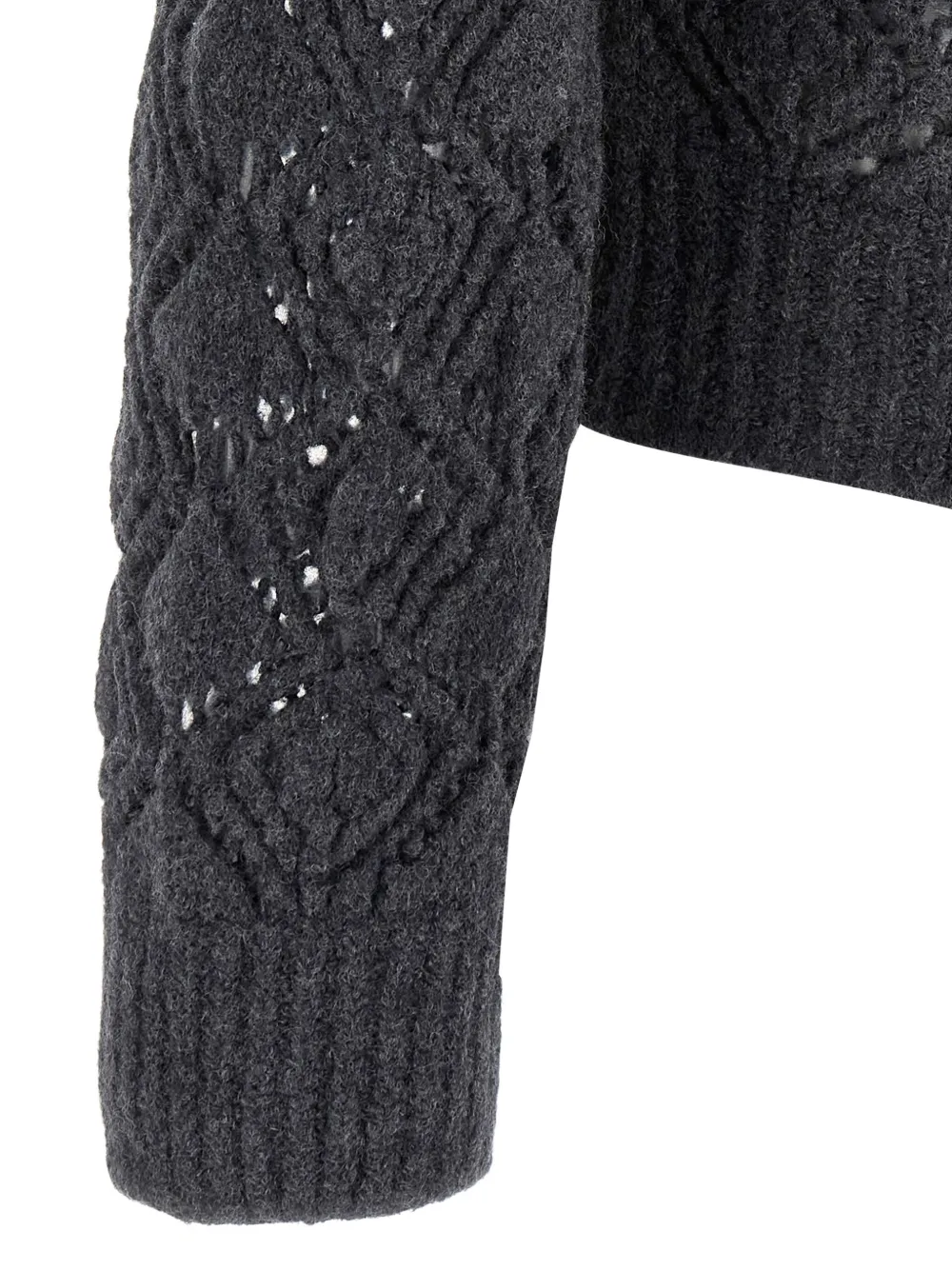 Jil Sander Vest met geperforeerd detail en rits Grijs