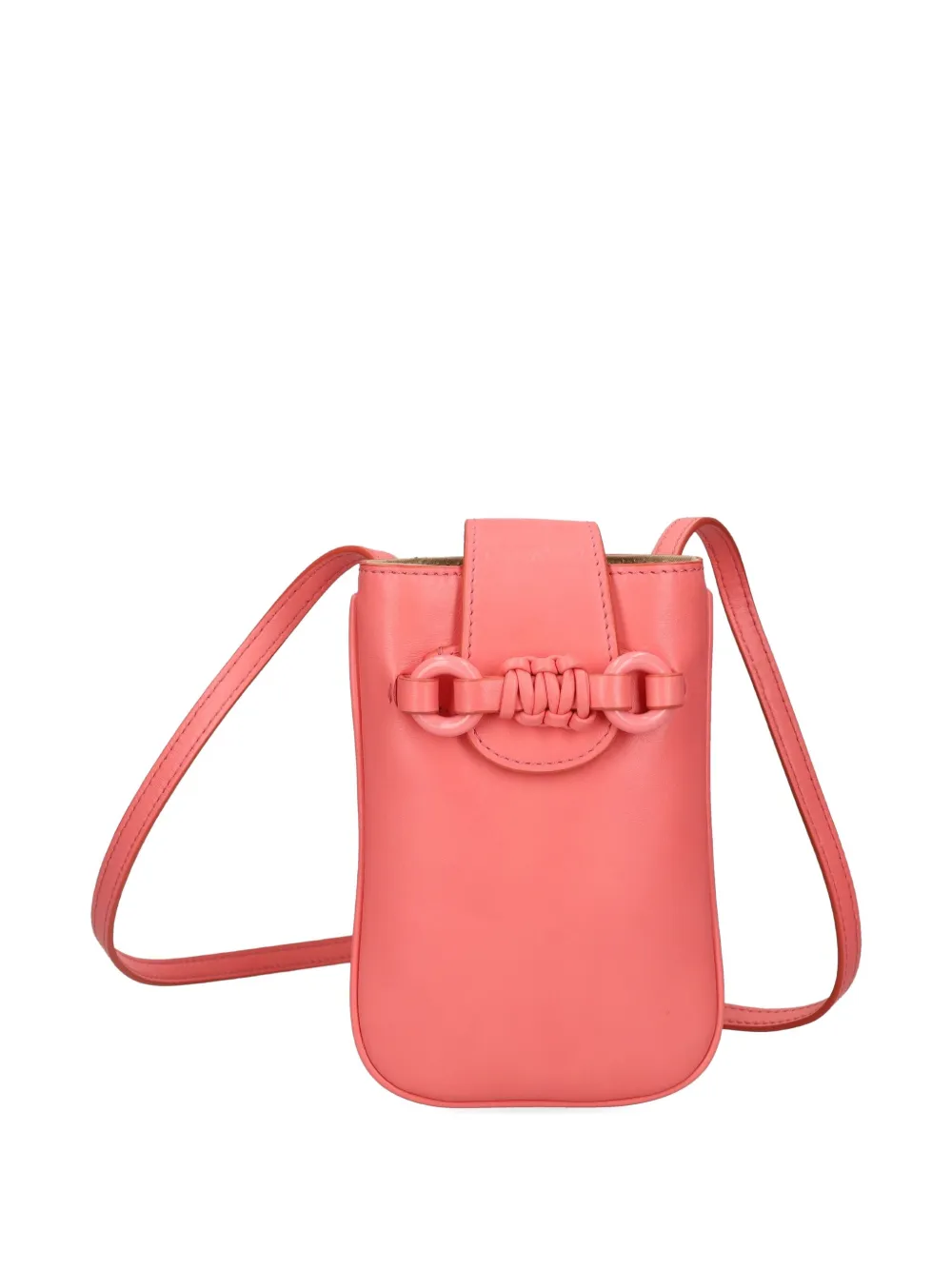 See by Chloé flap-closure leather phone bag - Rosa