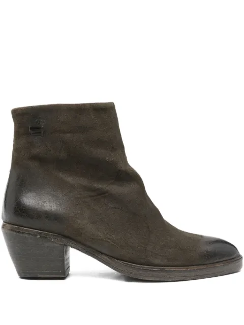 The Last Conspiracy zip-detail suede boots