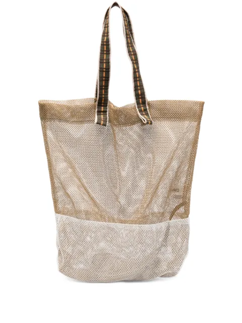 Épice large mesh-panel tote bag